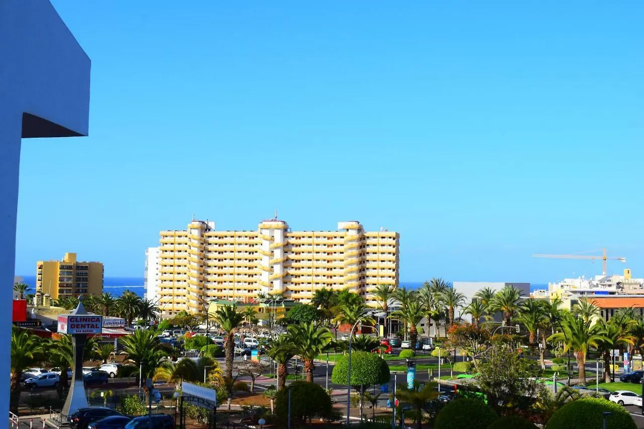 Sunny Summerland Los Cristianos, Ap With City And Ocean View Los Cristianos